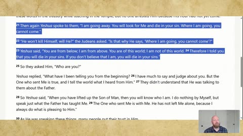 06/03/25 - Bible Study (John 8:12-8:32)