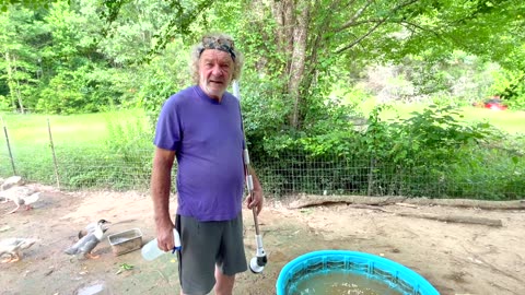 8 in 1 electric scrub brush vs Our Texas homesteads dirty duck pools