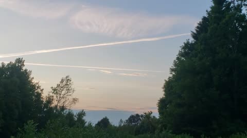 A day of Chemtrail poisons dumped on Pictou County, Nova Scotia Canada