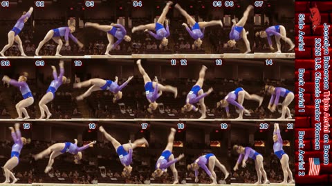 Prototype 166: Joscelyn Roberson Triple Aerials on Beam at 2025 U.S. Classic