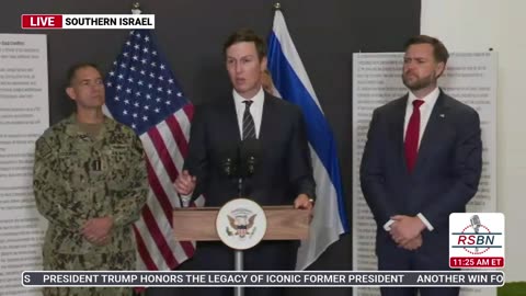 WATCH: Vice President JD Vance Holds a Press Conference in Israel - 10/21/25