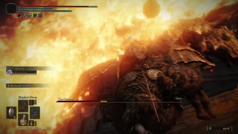 Elden Ring NG+1 | Tree Sentinel duo boss fight in Altus Plateau w/Mimic Tear #eldenring