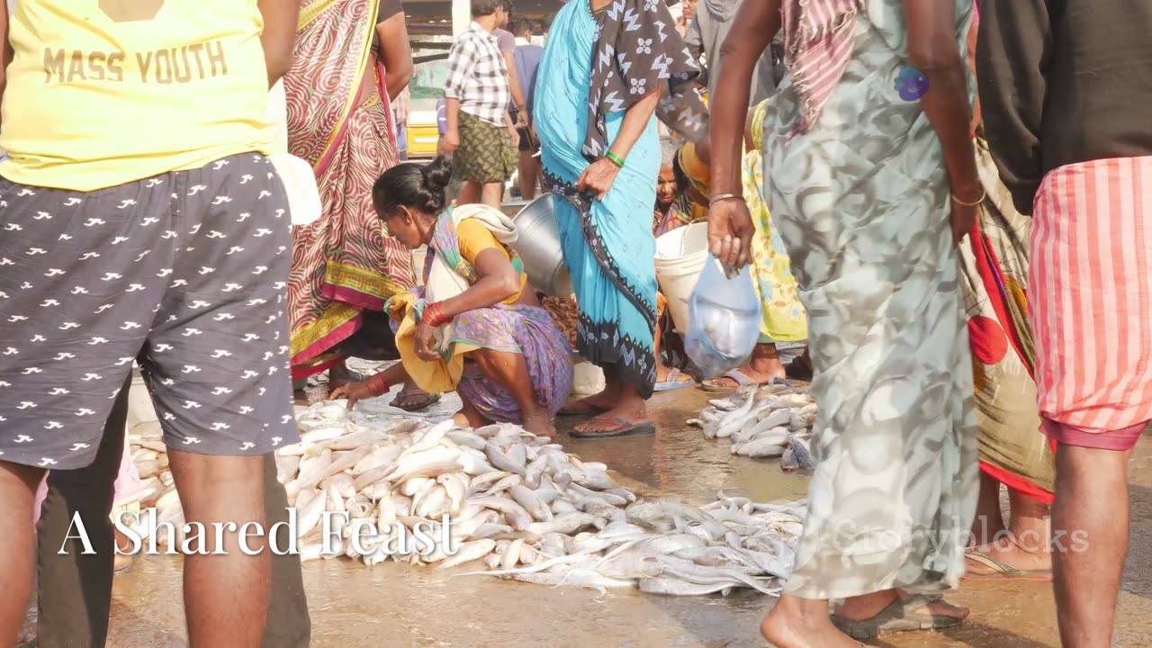 Epic Fishing Adventure: A Village's Catch of the Day!