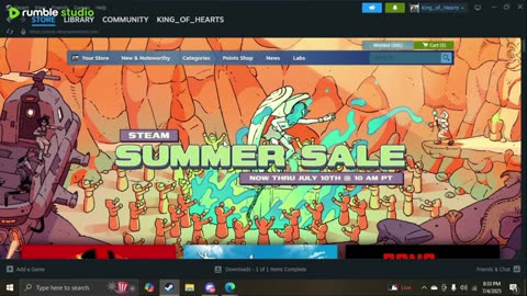 Talking, hanging out, playing some games maybe, happy 4th