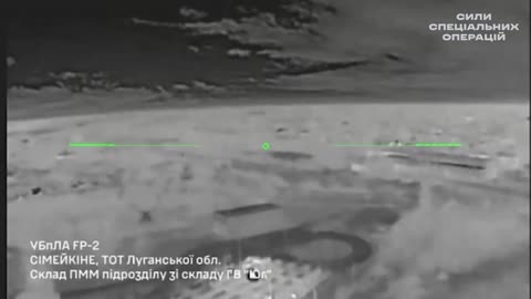 🔥 In the Donetsk region, SSO drones hit a UAV depot of the 9th 51A motorized rifle