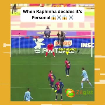 When Raphinha decides it’s Personal 😱 ☠️