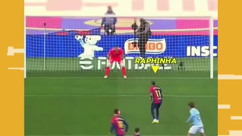 When Raphinha decides it’s Personal 😱 ☠️