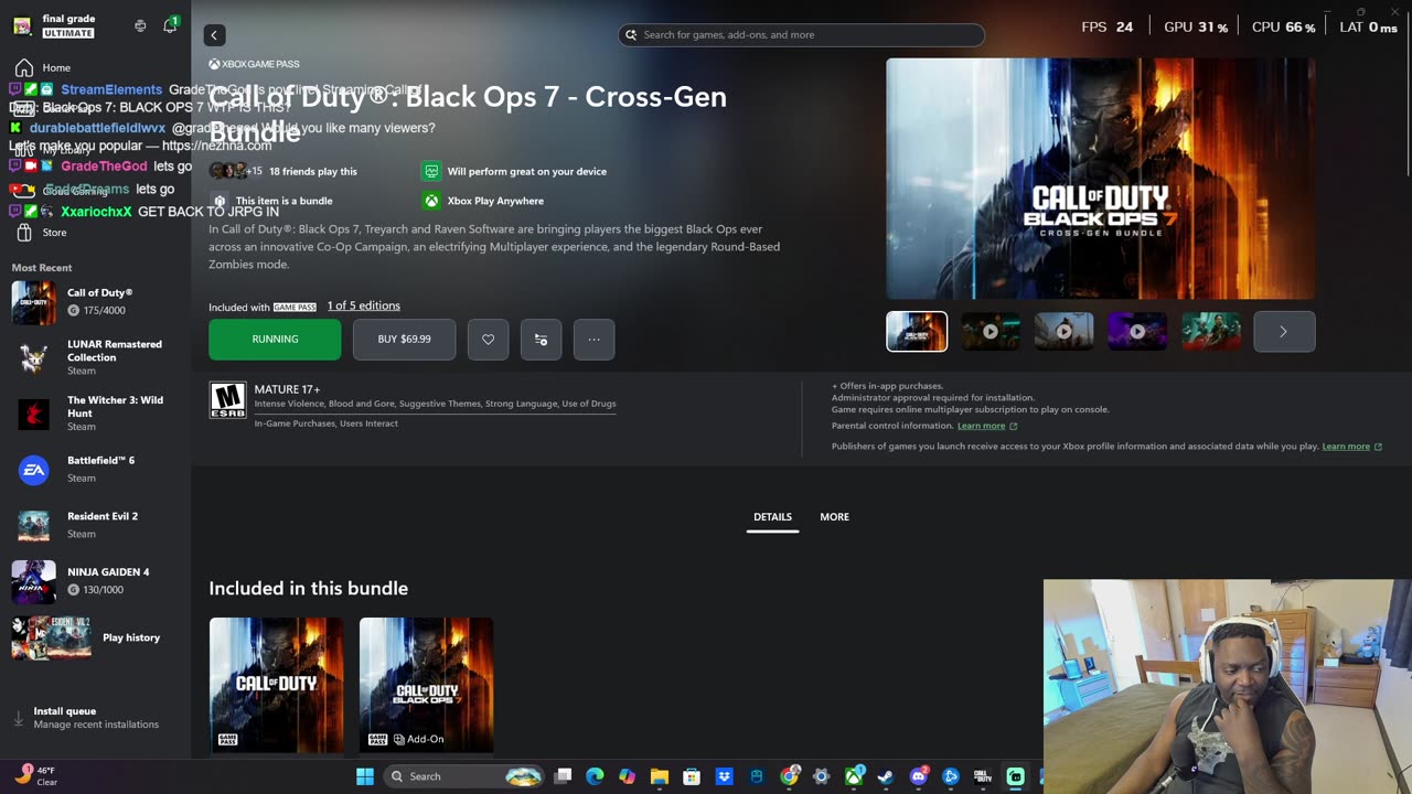 BLACK OPS 7 road to 50 follows