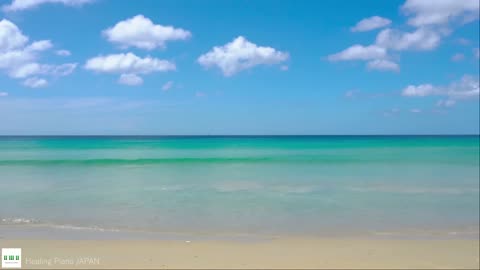 Healing Piano by the Ocean 🌊🎹 Cool Summer Relaxation Music for Stress Relief