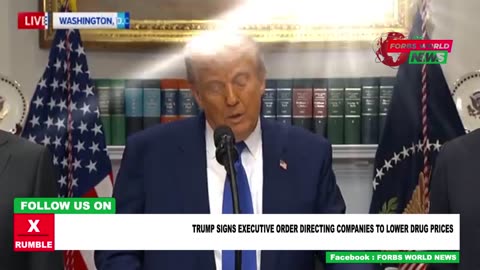 Trump signs executive order to lower drug prices