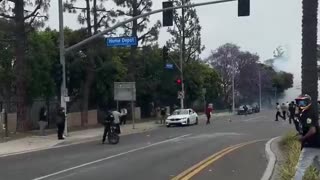 LA Violent Riot: Mosty Peaceful?