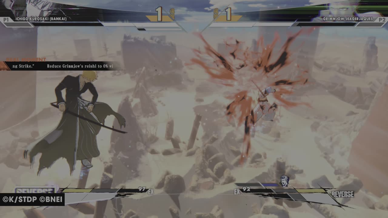 Bleach rebirth of souls Ichigo vs grimmjow