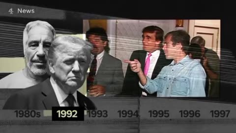 Trump Frendship With Epstein