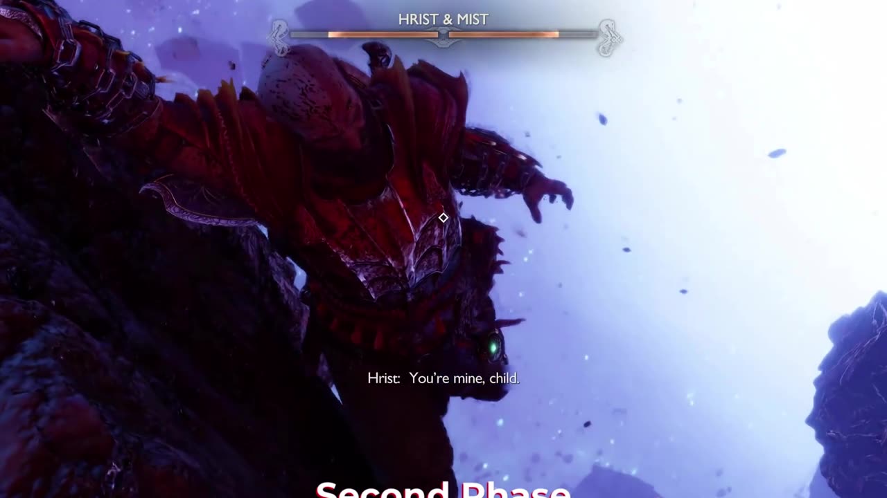 God of War Ragnarok - Kratos Vs. Hrist & Mist Boss Fight ( NG+ ).