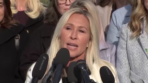 Marjorie Taylor Greene Addresses Being Called a Traitor by President Trump Ahead of Epstein Vote