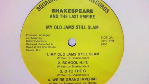 SHAKESPEARE AND THE LAST EMPIRE - SCHOOL H.I.T. ( rare 1989 NJ rap ) HD