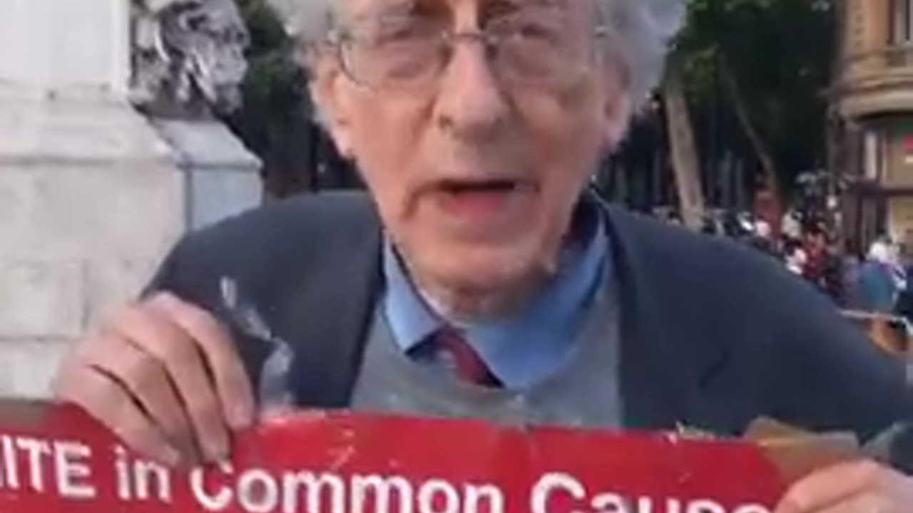 Piers Corbyn reports on the huge march against genocide 17May 2025