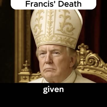 Trump Posts AI Image as Pope After Francis' Death—Internet Erupts in Outrage!