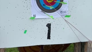 🏹 Archery Bullseye in Slow Motion!