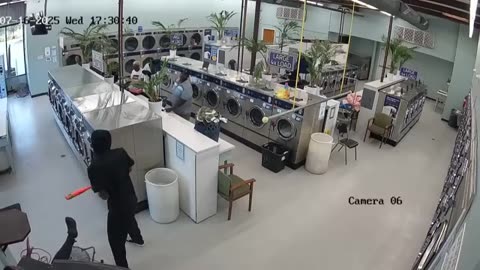 Man attempts to attack woman at laundromat, but good Samaritans step in to help