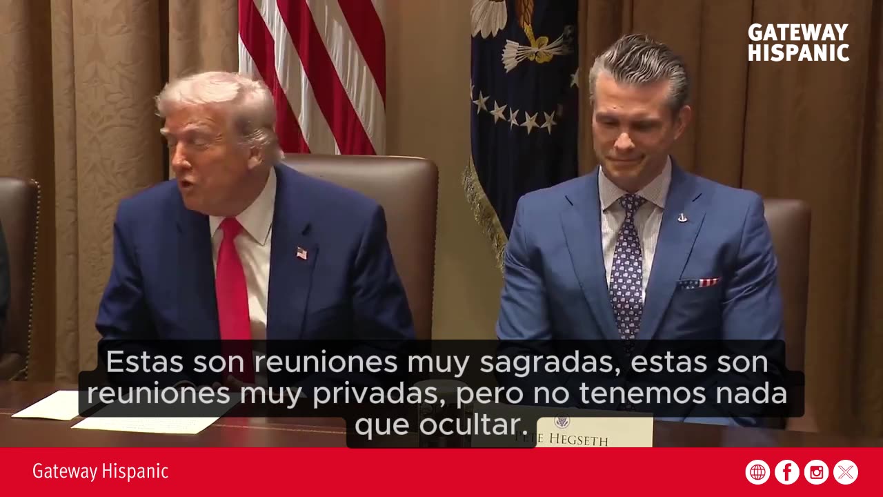Trump destaca unidad y transparencia en reuniones clave.