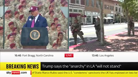 Trump: “We will liberate Los Angeles."