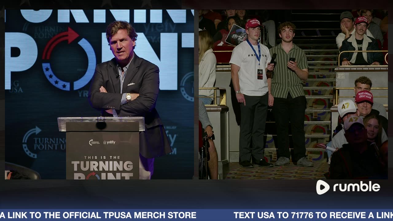 TPUSA Presents This is The Turning Point Tour LIVE with Jobob & Tucker Carlson at Indiana University