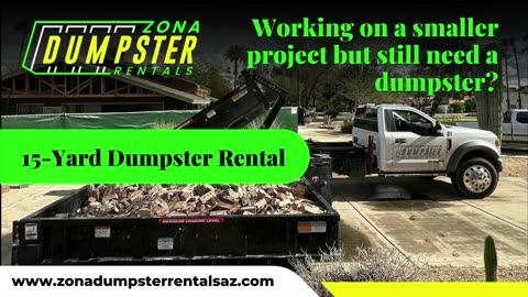 Working on a Smaller Project, but still need a dumpster?