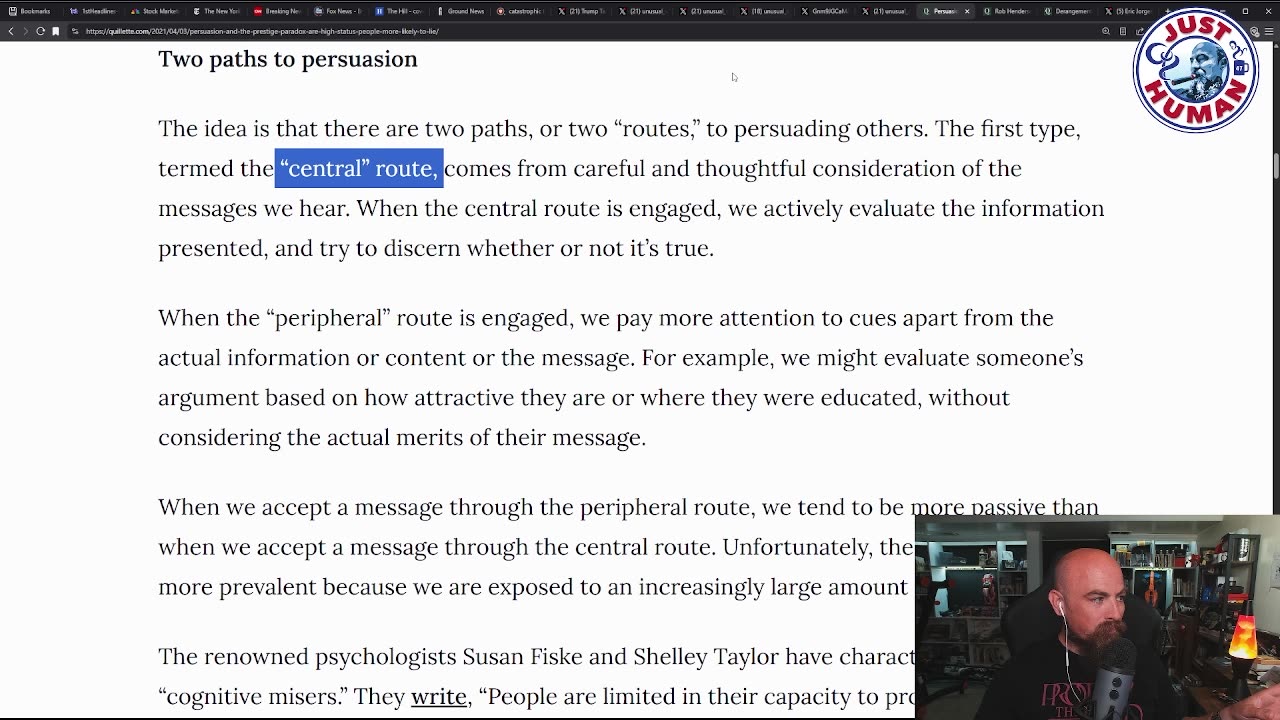 Two Paths to Persuasion: A Quick Lesson on Bridging the Gap Between Peripheral and Central Processing