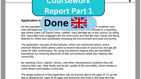 Student Work (Report) | CMP6214 Part 1 Usability Testing | Birmingham City University