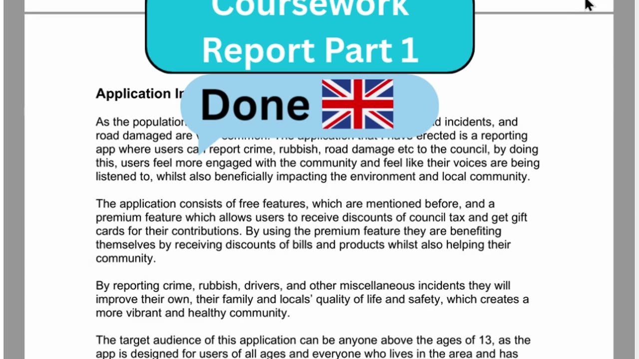Student Work (Report) | CMP6214 Part 1 Usability Testing | Birmingham City University