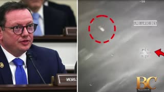 Congressman shows video of “orb” surviving missile strike at UFO hearing