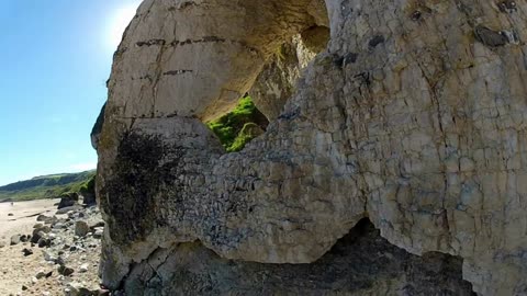 Mark Clark Portrush walking around White Park Bay 2016..