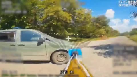 🎥⚡ Ukraine Russia War | Russian Fiber-Optic Drone Strike on AFU Minivan in Donbass | RCF