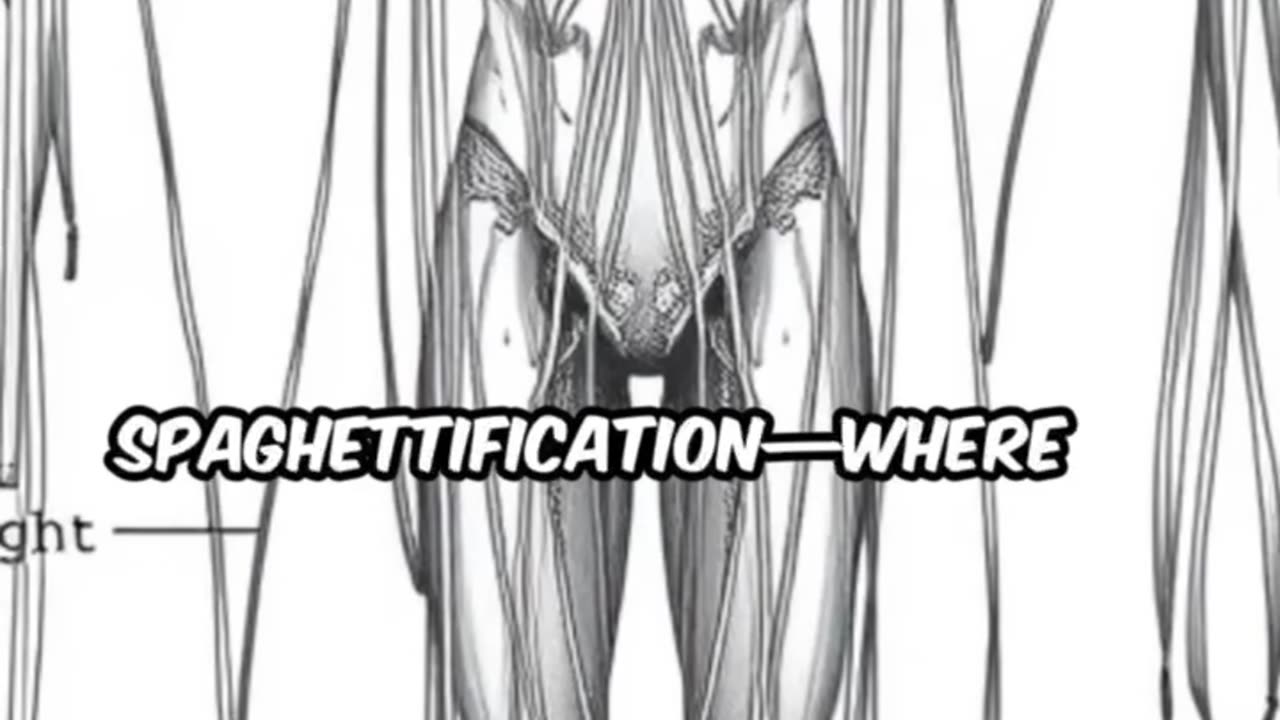What Happens If You Fall Into a Black Hole? #BlackHoles #SpaceMysteries #Spaghettification