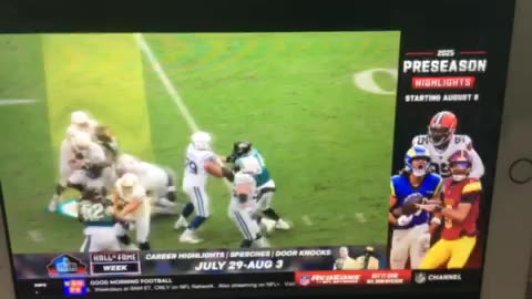 NFL Detroit Lions pregame show Hall of Fame game vs Los Angeles Chargers