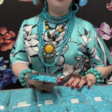 250616-3 Sleeping Beauty Turquoise Cabochon: Inset Interstellar Dust into Fingertips