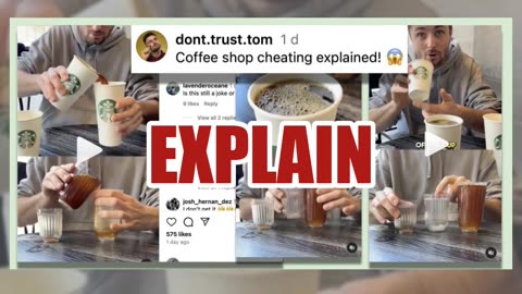 Fact Check: Video Of Starbucks Coffee Cup 'Scam' Was Created By Online Viral Video Illusionist