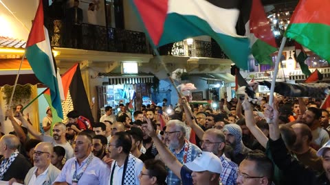 مسيرة شعبية بطنجة لدعم فلسطين ومناهضة التطبيع وبوقف الإبادة الجماعية والتجويع 28 08 2025 يا دولة