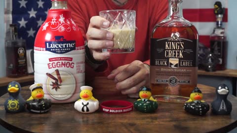 Cletis Longstreth - Kings Creek Brown Sugar Whiskey & Lucerne Eggnog