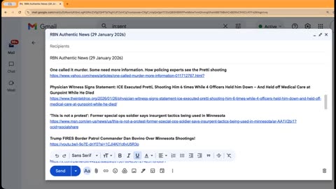 RBN Authentic News (28 January 2026)