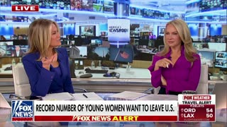 40% of women between the ages of 15 and 44 say they want to leave the US permanently,