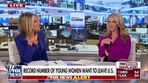 40% of women between the ages of 15 and 44 say they want to leave the US permanently,