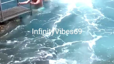 Thrilling Swim Through Ocean Gorge!