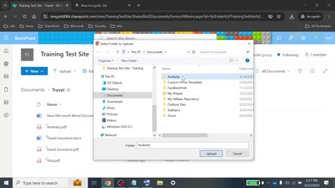 Uploading & Downloading files/folders
