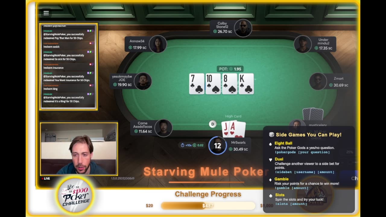 WE LOSE WITH A FULL-HOUSE!! | $20 to $1,000 Poker Bankroll Challenge | EPISODE 3