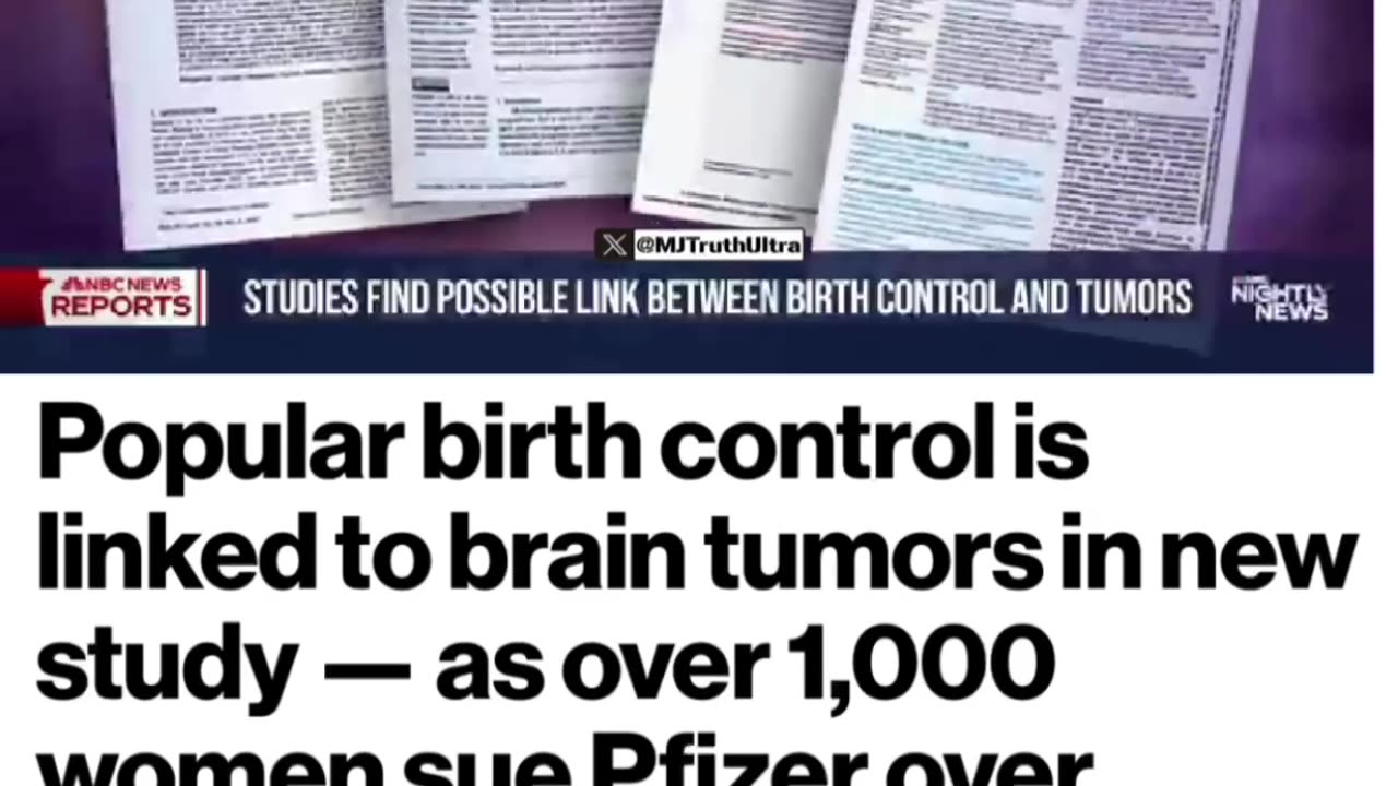 THOUSANDS of Women are Suing Pfizer over Birth Control Shot, linked to BRAIN TUMORS