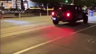 Anti-ICE rioters are now ATTACKING drivers in Portland.. 👀