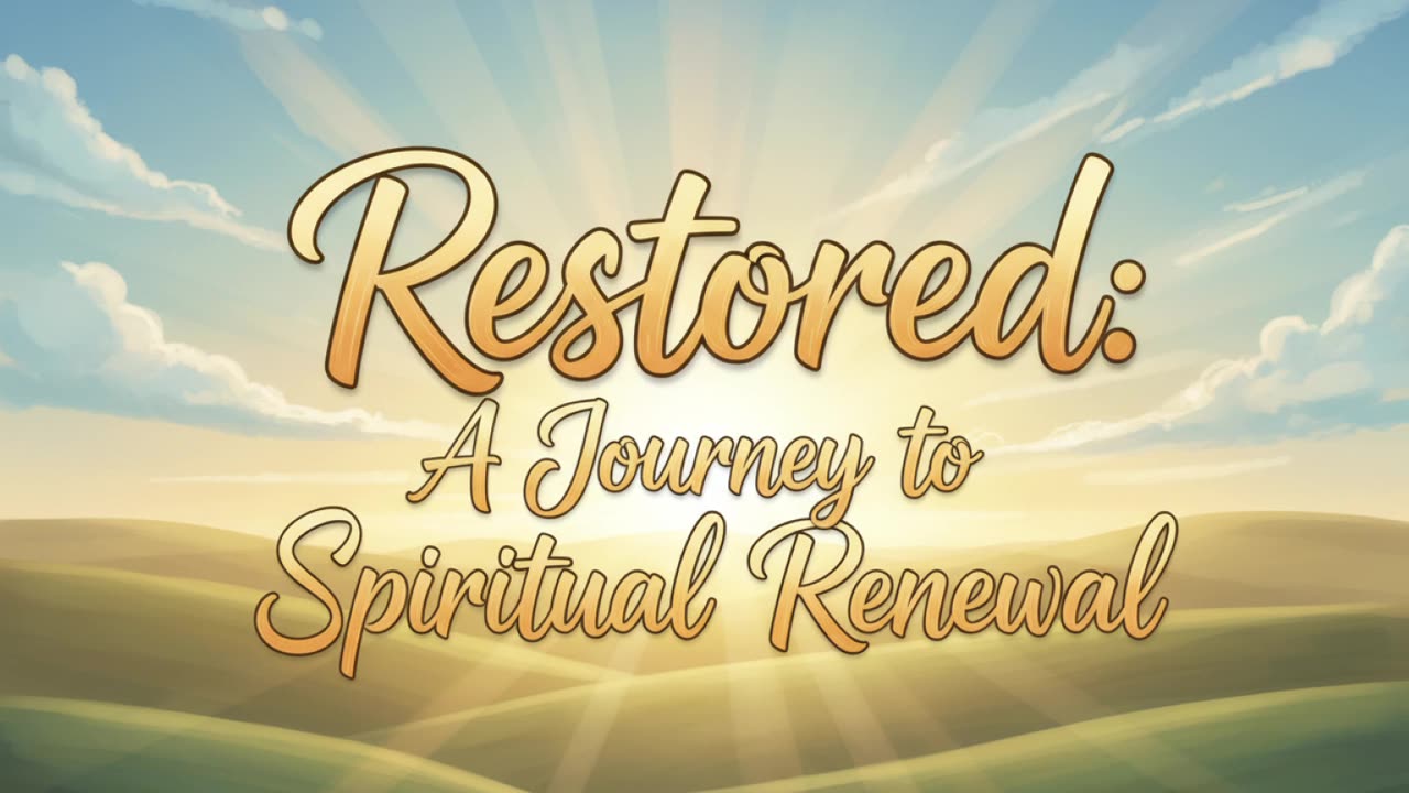 Seek God - Restored Lesson #2