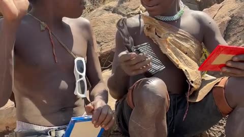 Hadzabe Tribe likes Learning English
